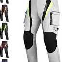 Motorcycle Pants for Men and Women Armored Cordura Overpants Enduro ATV Dual Sports Motocross Cargo Work Touring
 2XL