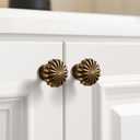 10 Pack Antique Brass Cabinet Knobs for Kitchen Cabinets and Dresser DrawersZinc Alloy Hardware Handles PullsVintage Cupboard Drawer Knob