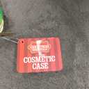 3 x clear transparent travel cosmetic pouch featuring