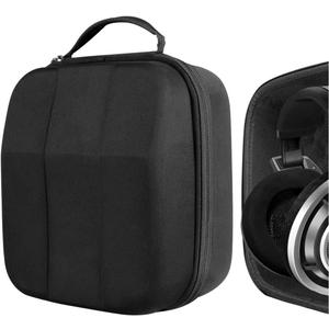 Geekria Shield Case for Large-Sized Over-Ear Headphones, Replacement Protective Hard Shell Travel Carrying Bag with Cable Storage, Compatible with Beyerdynamic DT880Pro, AKG K701 Headsets