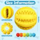 12 Pcs Dog Treat Toy Balls Bulk Interactive Dog Puzzle Toys Dispensing Puppy Balls for Teething Chew Enrichment for Boredom and Brain Stimulating Game to Keep Them Busy(Medium)
