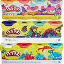 Play-Doh Bulk Mixed Colors 12-Pack of Non-Toxic Modeling Compound, (4oz) Cans (12-Cans, 48oz)