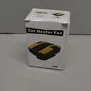 Pycoal Car Heater, 12V Portable Heater for Car Fast Heating Defogging & Defrosting, 2In1 Heating & Natural Wind Car Defroster, 360° Rotary Portable Car Heater with Automatic Poweroff Protection