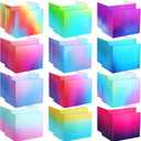 SATINIOR 24 Pcs Privacy Folders for Students, Desk Dividers for Classroom Testing, Student Privacy Boards Classroom Must Have, 12 Colors Study Panel for School Teacher Supplies(Bright Style)