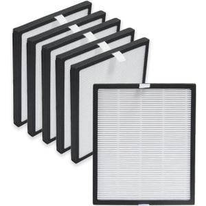 PUREBURG 6-Pack Replacement Filters Compatible with Westinghouse 1804 Portable Air Purifier,H13 True HEPA Air Clean Dust