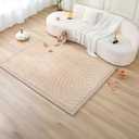 Premium Baby Playmat for Floor 80" x 110" arches  Cloudsoft Coral Velvet Memory Foam Rug for Crawling  Non-Slip, Water-Resistant, Non-Toxic, Easy-Care Muscle Mat  Thick Play Mat for Baby