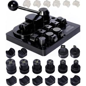 Ring Bending Tool & Ring Sizer Measuring Tool Professional Jewelry Ring Adjuster for Tight or Loose Rings Black Metal Ring Resizer Kit for Women Men Ring Size Adjuster Tool Precise Measurement HH-B05N