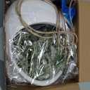 Der Rose 2 Packs Fake Hanging Plants Succulents with Strings Artificial Plants Indoor Outdoor for Boho Wall Decor