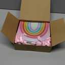 AmazingSpark 24 Pcs Rainbow Party Favor Bags 7.9 x 6.7 x 3.9 Inch Rainbow Gift Goodie Bags with Handles Colorful Treat Candy Gift Wrap for Birthday Baby Shower Wedding Party Favors Supplies