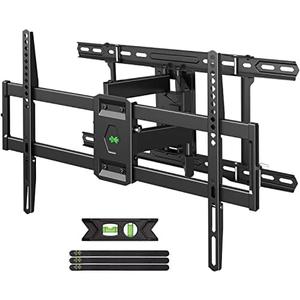 USX MOUNT UL Listed TV Wall Mount for 42"-85" TVS, Fits 16" 18" or 24" Studs, Full Motion Wall Mount Swivel Tilt Extension TV Bracket with Dual Articulating Arms, Max VESA 600x400mm, Load 110lbs