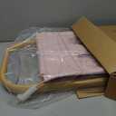 Fodoss Baby Bouncer, Ergonomic Design Bouncer Chair, Portable Baby Bouncer Seat for Infants, Bouncer for Babies 0-12 Month-Pink