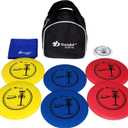 Disc Golf Starter Set/Disc Golf Beginner Set, Included 2X Driver, 2xMid-Range, 2xPutter, Carry Bag, Towel and mini Marker,Disc Golf Beginner Set