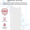 2 x ZAGG InvisibleShield Glass Elite Screen Protector for Apple iPhone 11- Anti-microbial, Impact Protection, Smudge Free, Scratch Resistant