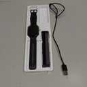 Smart Watches for Women Men, 1.85" Screen Smartwatch Compatible iPhone Android Phone Answer/Make Call, 24/7 SpO2 Sleep Heart Rate Monitor,3ATM Waterproof, Fitness 120+Sport (2 Bands Included) (Black)