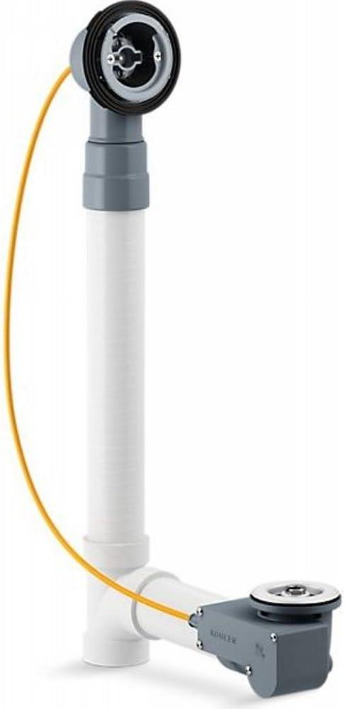 KOHLER 37383-NA PureFlo Rough-In Cable Bath Drain, PVC, 30" Cable with Tubing, Designed For Use with KOHLER PureFlow Trims (Iron)