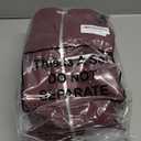 Windyun 50 Pcs Reusable Tote Bag Bulk 8 x 4 x 10 Inch Non Woven Shopping Bag with Handle Christmas Reusable Grocery Gift Tote (Wine Red)