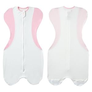 KIDIRA Swaddle for Newborns, Baby Swaddles 0-3 Months 5-13lb Breathable Fabric Design, Arms Up Swaddle 0-3 Months Newborn, Promotes Healthy Hip Development, 2-Way Zipper&Foot Buttons, 1Pack, Pink