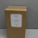 DN DECONATION Light Up Christmas Decor Village Sets, White Ceramic House with Lights, Modern Christmas Town Building Decorations, Winter Porcelain Village Xmas Decor for Tabletop Centerpiece Inside (set of 1)