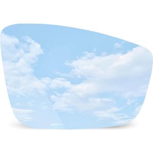 TOEMIRR Mirror Glass Passenger Right Side fit for 2011 2012 2013 2014 2015 2016 2017 2018 2019 Volkswagen Beetle Jetta Passat with Adhesive Convex No Backing Plate