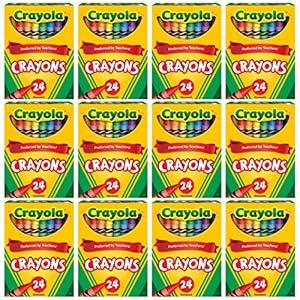 Crayola Crayons Bulk, 12 Packs of 24 Count Crayons, School Supplies, Assorted Colors