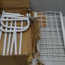 Kids Clothing Rack, Small Clothes Shelf with Metal Storage Shelf, Kids Dress Up Storage Rack, (White)