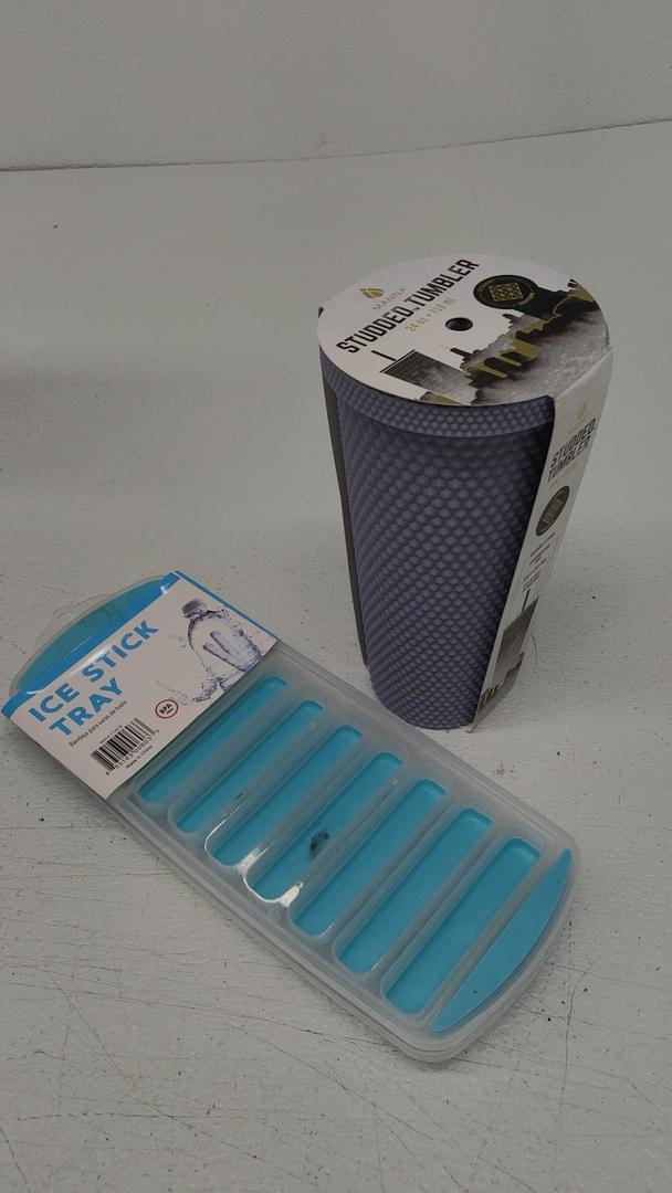 Studded Tumbler 24 Oz and Ice Tray