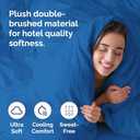 Duvet Cover Full Size Set - Extra Soft Full Size Duvet Cover 80 x 90 with 2 Pillow Shams - Hotel Luxury Easy Care and Fade Free w/ Zipper Closures & Ties - Comfy Breathable Bedding Set (Royal Blue)