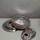 Proform 141-900 Chrome Engine Dress-Up Kit with Black Chevrolet/Red Bowtie Logo for Small Block Chevy