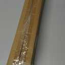 Adjustable Shower Curtain Rod 31-104 Inch, Never Rust Stainless Steel Gold Tension Rod, 1" Heavy Duty No-Drill for Bathroom, Kitchen & Closet