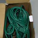 Feekoon 40FT Outdoor Extension Cord Splitter with Timer, Waterproof 3-Outlet Cord with Safety Cover 16/3 SJTW Weatherproof Power Cable for Outdoor Halloween Christmas Decorations Garden Lights