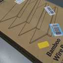Gashell Wire Shelf Covers, Bamboo Wire Rack Covers for Pantry, Closet (4pcs, 32" W x 12" D)