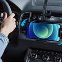 Fast Track USA Long Neck Anti Shake Cradle Car Phone Mount Holder for Windshield and Dashboard Smartphone Stand with Strong Suction Cup Compatible with Any Smartphone