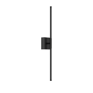 Black Hardwired Wall Sconces, Modern Wall Light, 29.1 Inch Not Dimmable Wall Light Fixtures, 350° Rotate LED Wall Lamp for Bedroom, Living Room, Bathroom, Hallway