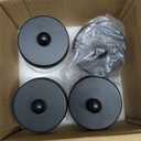 Bathroom Organizers and Storage,4 Pack Bathroom Accessories,Bathroom Decor,Home Decor,Bathroom Storage and Organization,Qtip Holder for Room Decor Aesthetic (Black Lids)