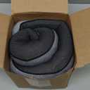 SZXYX Travel Pillows - 100% Pure Memory Foam Neck Pillow for Airplanes, Comfortable Breathable Cover, 360 Support Stowable Pillows for Sleeping, Car, Airport Travel Essentials Dark Grey