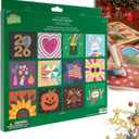 2026 Wall Calendar Diamond Painting Kit - DIY Diamond Art Calendar 2026, 12-Month Flip Wall Calendar with to Do List, Diamond Painting Calendars 2026 for Home Office Decoration