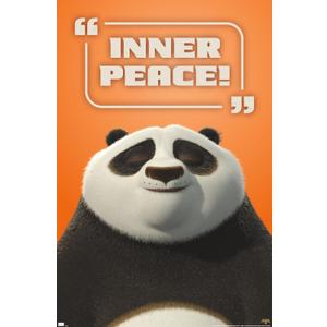 Kung Fu Panda 4 - Inner Peace Wall Poster, 34L" x 22.4W", Unframed Version