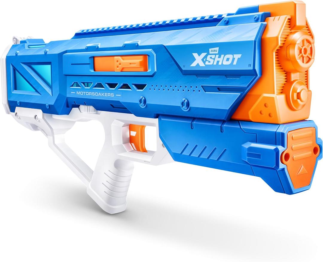 XSHOT Water Motor Soaker Hydra Pulse - Fast Fill, Rechargable, Motorized Water Blaster for Kids & Adults, ys/m