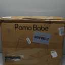 Pamo Babe Travel Crib - Lightweight Baby Playard with Zip Door, Carry Bag for Airplane - Easy to Carry (Grey)