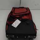 Pacific Gear Rolling Duffel Wheels, 30-inch Luggage, Hockey Bag, Heavy Duty (Red)