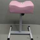 CHAOEEMY Pedicure Foot Rest,Adjustable Height Pedicure Stool,Pedicure Stand for Home Salon,Tattoo,Nail Tech(Pink)