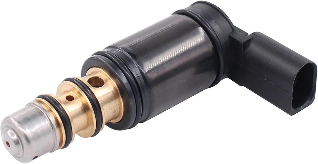 NewYall A/C Compressor Control Solenoid Valve for Tiguan 2009-2015, Passat 2007-2015, Beetle/Jetta 2005-2014, CC 2009-2014, GTI 2006-2014, Golf 2005-2013, Rabbit 2006-2009, Audi A3 2007-2014