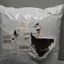 Howard Elliott Fluffy Throw Poly Insert Outdoor Pillow, Sunbrella Square Cushion Cover with Textured Trim Cording for Couch, Sofa, Indoor & Outdoor Use, 24 x 24 Inch, Seascape Chocolate