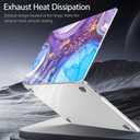 May Chen for MacBook Air 13.6 inch Case A3240 A3113 A2681 M4 M3 M2 Chip, 2025 2024 2023 2022 Release, Ultra-Thin Plastic Hard Shell Case for MacBook Air 13.6" with Retina Display, Abstract Fluid Art