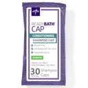 Medline ReadyBath, Lightly Scented, Pre-Moistened & Rinse-Free Shampoo Cap with Conditioner, Hypoallergenic and pH-Balanced, 30 Count