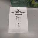 LINKChef 4 in 1 Immersion Blender Handheld, 800W with Titanium Steel Blades, 20 Speeds, Turbo Mode, Scratch-Resistant Stick Hand Blender with Whisk & Food Processor (Black+Silver)