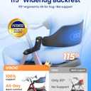 VOCIC Walkers for Seniors, Z21 Rollator Walker with Seat Supports 350lb, 8" Big Wheels for All Terrain, Ergonomic Arc Seat & 6" Ultra Backrest Foldable Walker, Dual Height Adjustment, Lightweight 2025