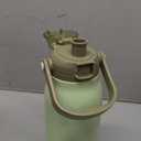 BJPKPK Insulated Water Bottles with Straw, 45 oz Stainless Steel Metal Water Bottle with One-handed Opening Lid, BPA Free Reusable Jugs for Gym Sports Outdoors, Light Green