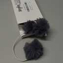 15 Pack Interactive Cats Toy Replacement Balls for Cat Trees Tower Kitty Dangling Toy with Bell Rope Kitten Scratching Post Tree Tower Ball for Indoor Kitten(Gray)