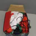 JOIEDOMI 6 FT Tall Christmas Inflatables Outdoor Decoration, Blow Up Gnome with Gift & Candy Cane, Christmas Yard Inflatables Gnome Outdoor Decor with LED for Xmas Decor Outside